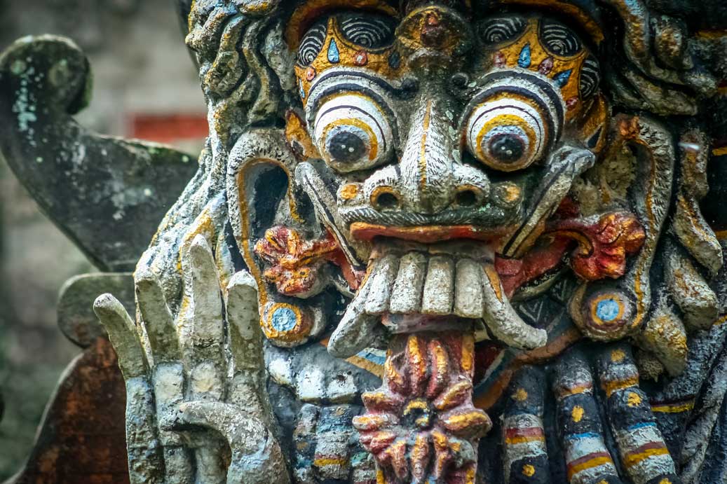 Balinese Barong Mask Close up